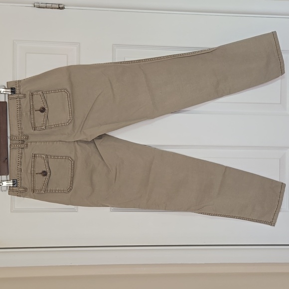 🤎 Maurices Khaki Slim Straight Ankle Pants Mid Rise Size 0 Neutral - Picture 8 of 15